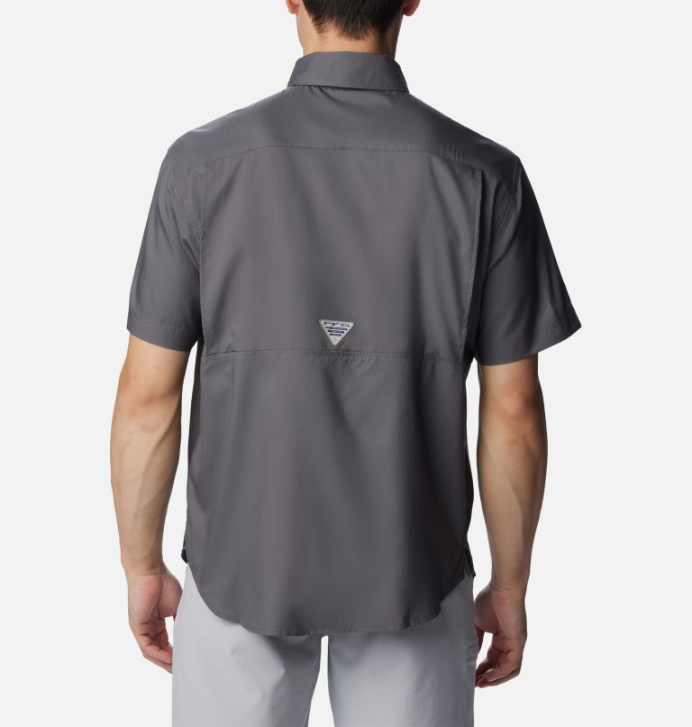 Chemise tissée à manches courtes PFG Skiff Guide Homme, Color: City Grey, image 2