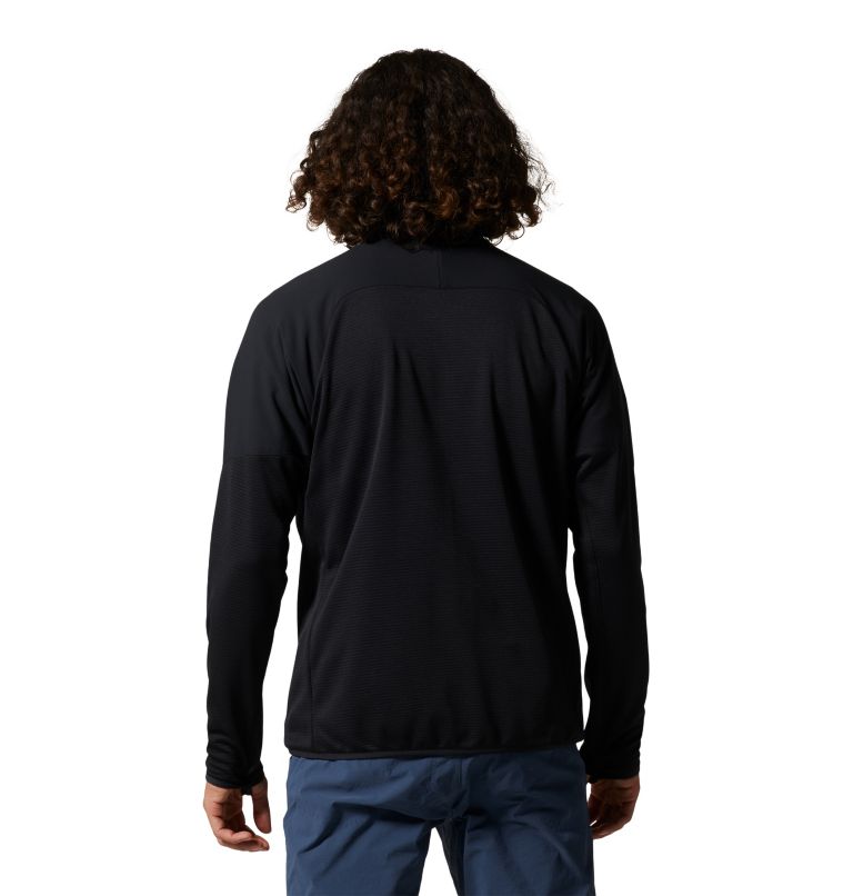Thumbnail: Men's Stratus Range Full Zip, Color: Black, image 2