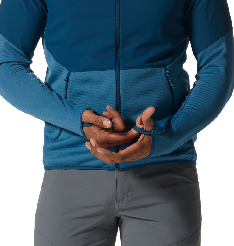 Men's Stratus Range Full Zip, Color: Caspian, image 6