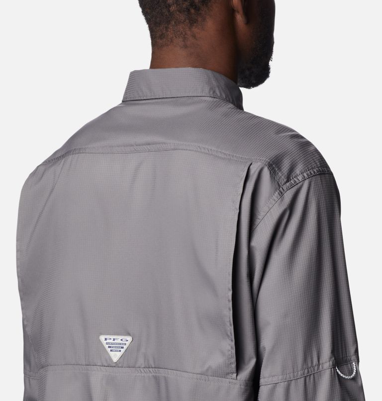 Chemise tissée à manches longues PFG Skiff Guide Homme, Color: City Grey, image 5