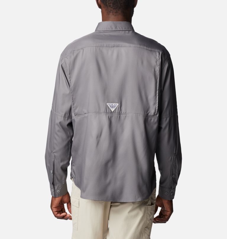 Chemise tissée à manches longues PFG Skiff Guide Homme, Color: City Grey, image 2