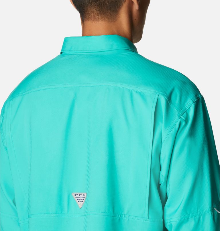 Skiff Guide Woven LS | 362 | XS, Color: Electric Turquoise, image 5