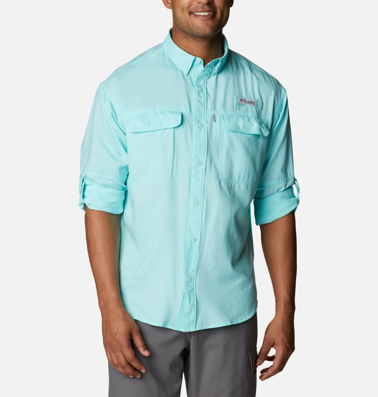 Men's PFG Skiff Guide™ Woven Long Sleeve Shirt 7