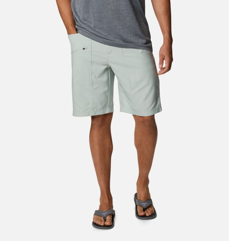 Men's PFG Skiff Guide Shorts, Color: Cool Green, image 1