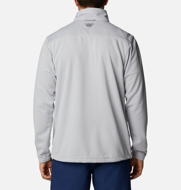 Thumbnail: Skiff Guide Fleece | 019 | M, Color: Cool Grey, Bright Nectar, image 2