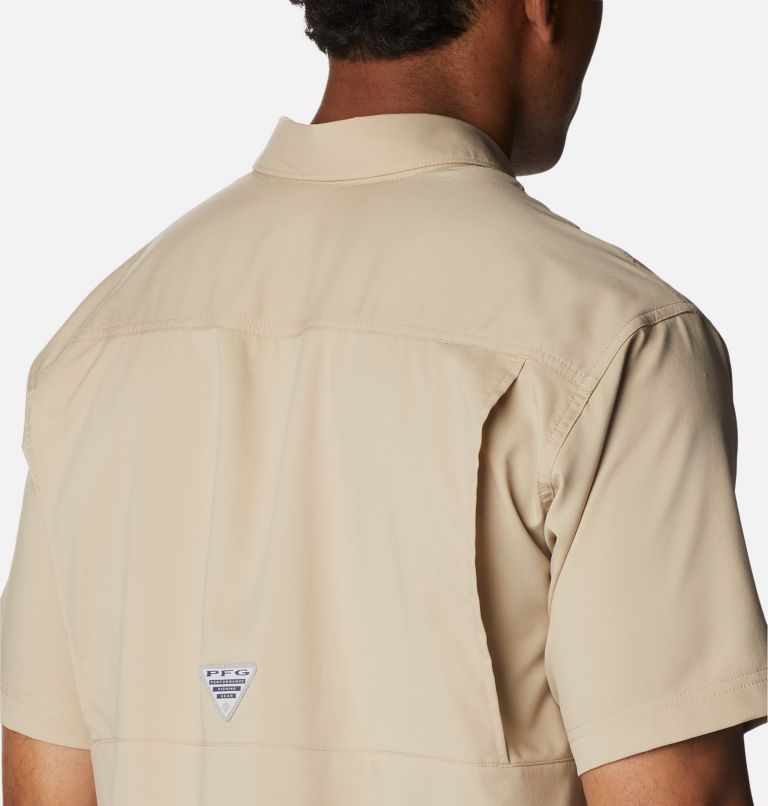 Chemise tissée à manches courtes Drift Guide Homme, Color: Ancient Fossil, image 5