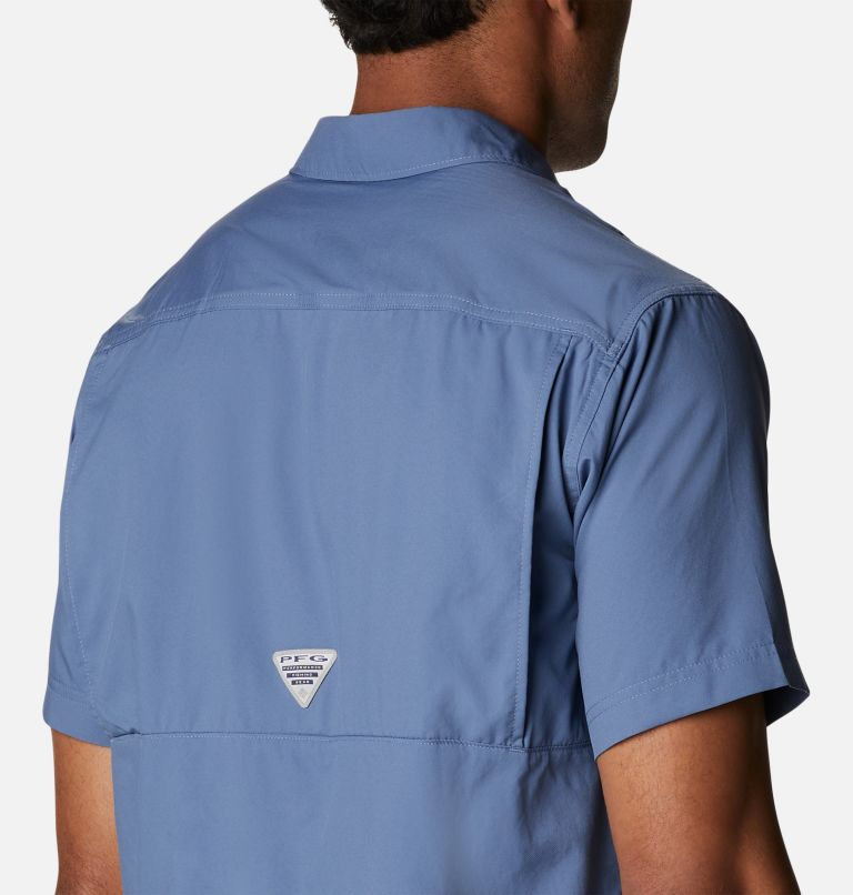 Chemise tissée à manches courtes Drift Guide Homme, Color: Bluestone, image 5