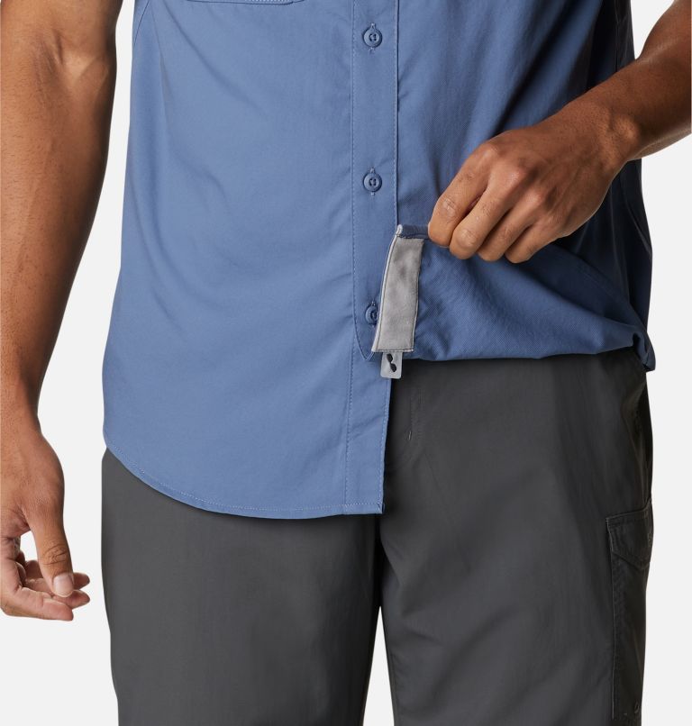 Chemise tissée à manches courtes Drift Guide Homme, Color: Bluestone, image 6
