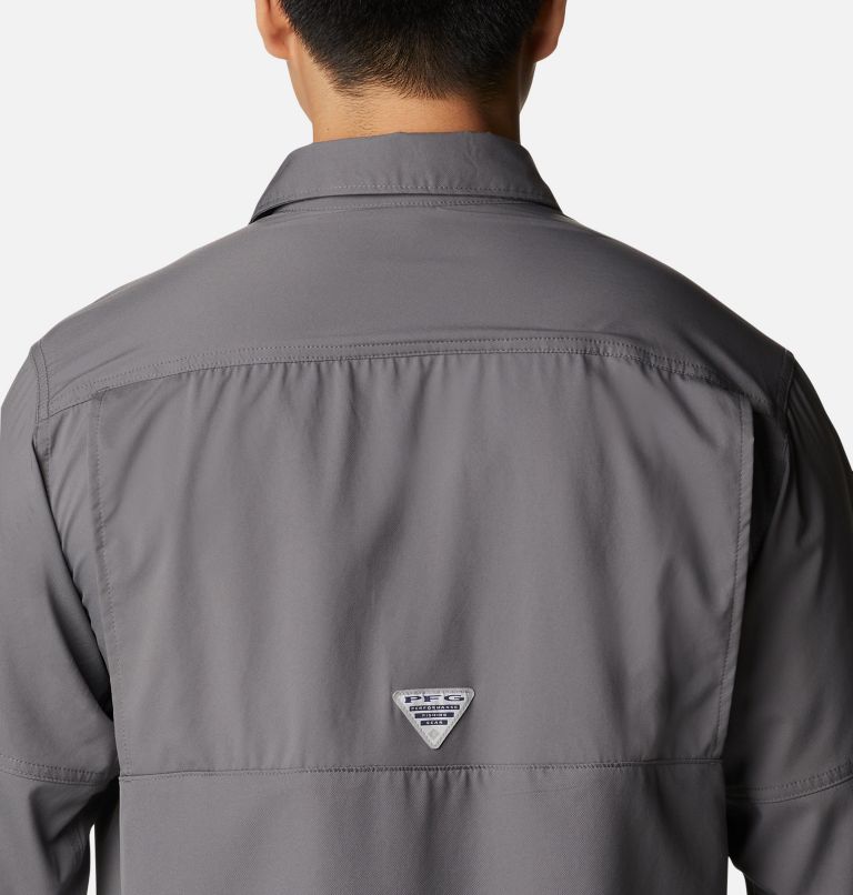 Chemise tissée à manches longues Drift Guide Homme, Color: City Grey, image 5