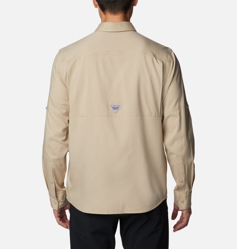 Chemise tissée à manches longues Drift Guide Homme, Color: Ancient Fossil, image 2