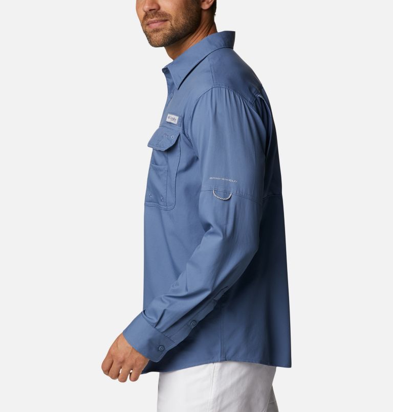 Chemise tissée à manches longues Drift Guide Homme, Color: Bluestone, image 3