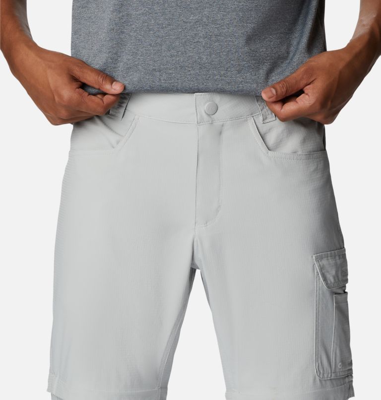 Thumbnail: Men's PFG Drift Guide Convertible Pants, Color: Cool Grey, image 4