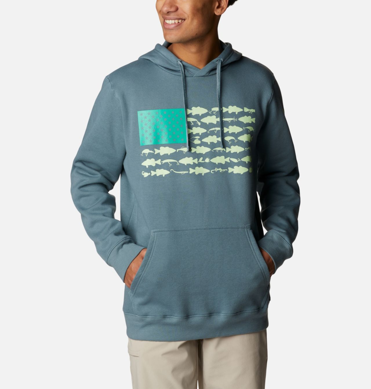 Men's PFG™ Fish Flag II Hoodie 1