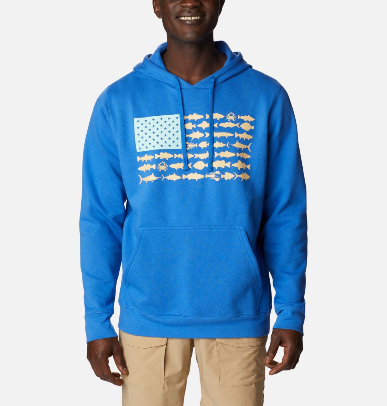 Men's PFG™ Fish Flag II Hoodie - Tall 1