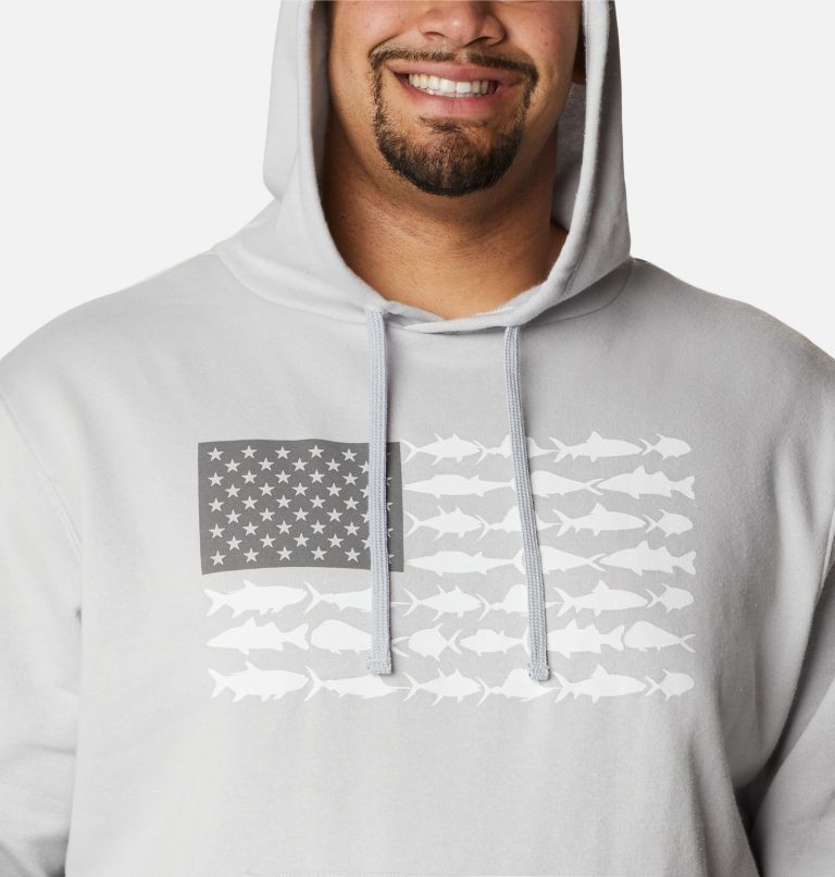 Columbia Men's PFG Fish Flag Hoodie - Great Lakes Outfitters