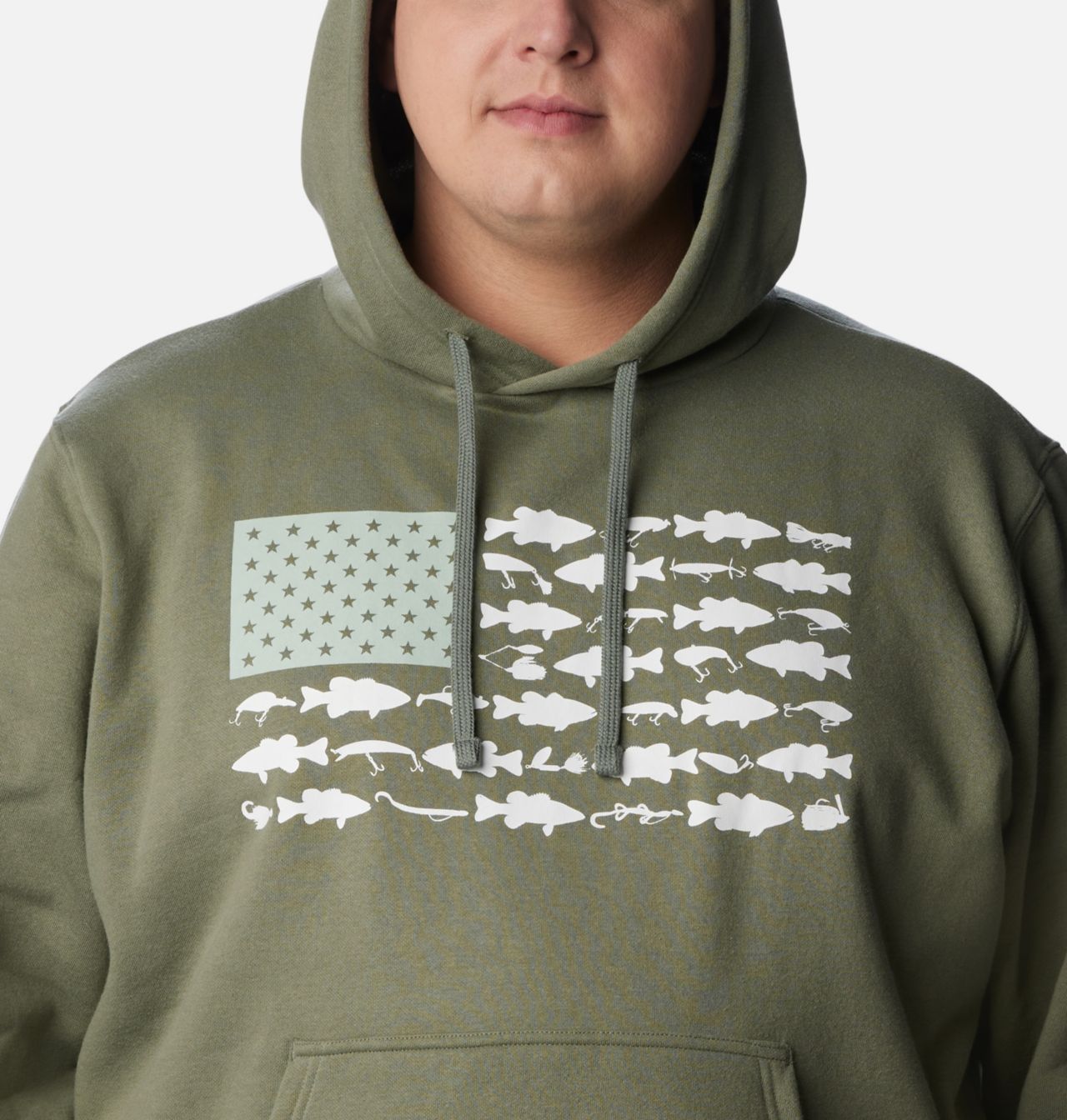 Men's PFG™ Fish Flag II Hoodie - Big 4