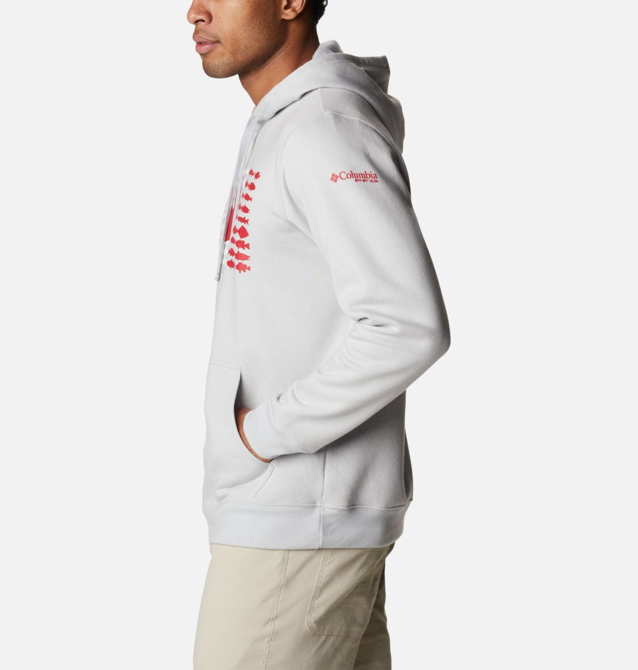 Chandail à capuchon PFG™ Fish Flag II Homme - Grandes tailles 3