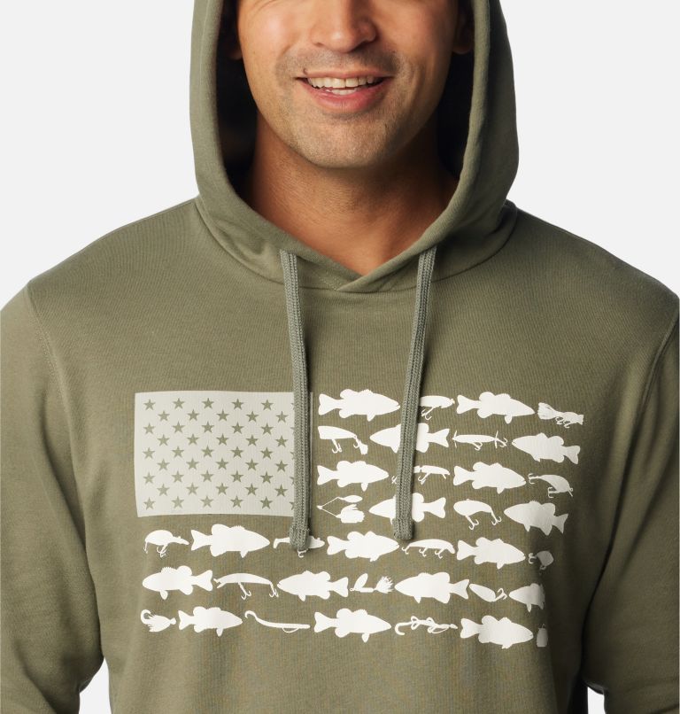 Columbia Mens PFG Fish Flag II Hoodie