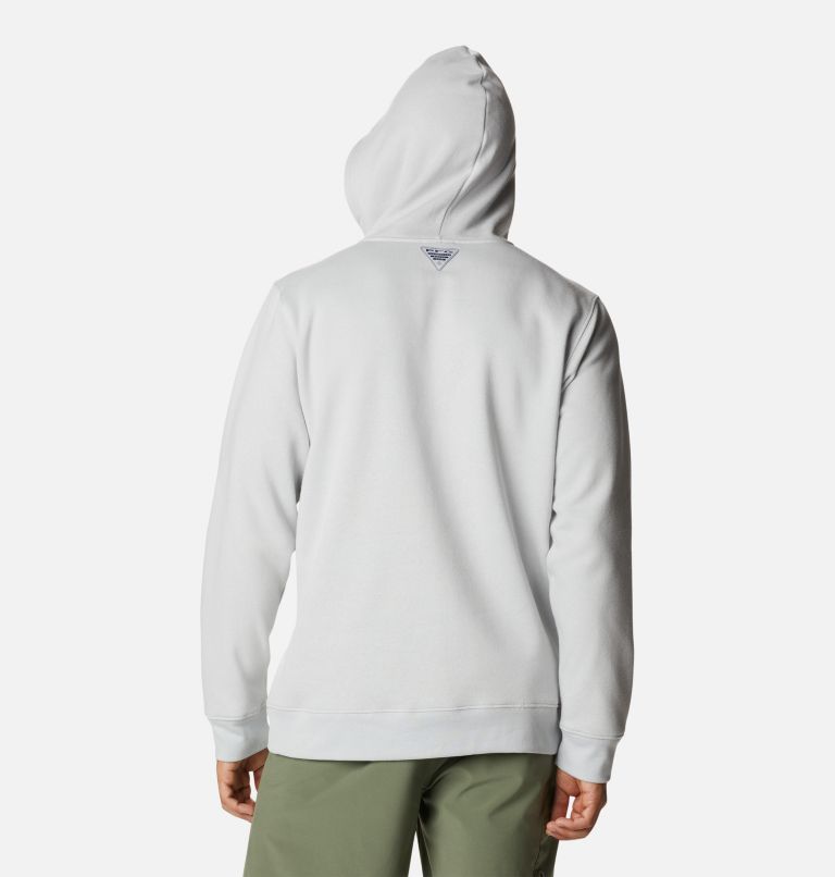 Chandail à capuchon PFG Fish Logo Homme - Grandes tailles, Color: Cool Grey, Trout, image 2