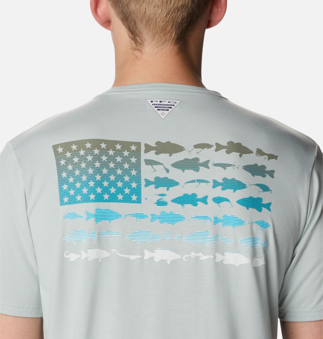 Men's PFG™ Fish Flag Tech Short Sleeve Shirt 5