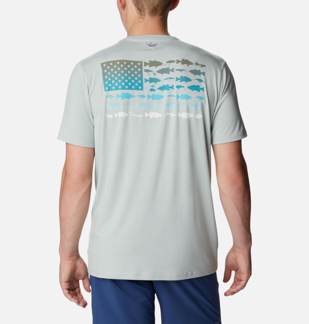 Men's PFG™ Fish Flag Tech Short Sleeve Shirt 1