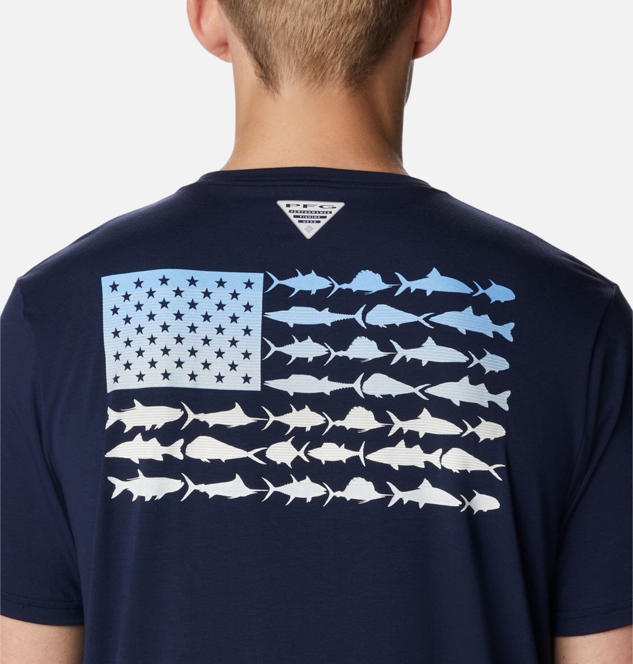 Men's PFG™ Fish Flag Tech Short Sleeve Shirt 5