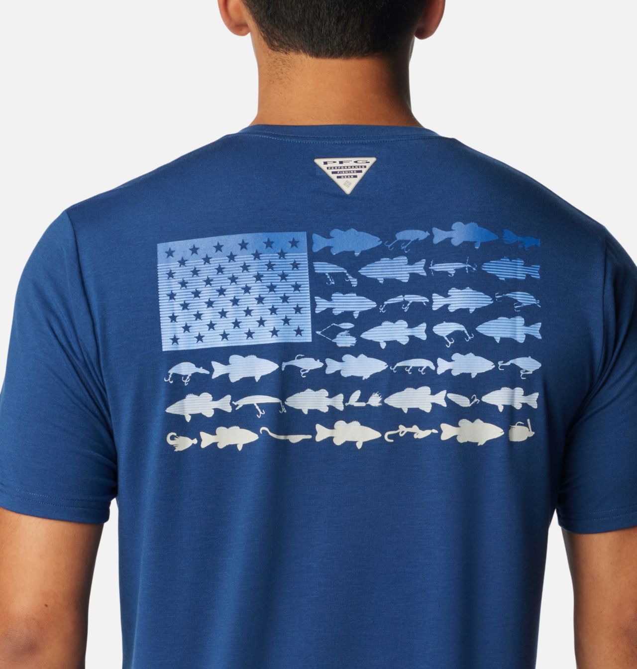 Men's PFG™ Fish Flag Tech Short Sleeve Shirt | 467 | S 5