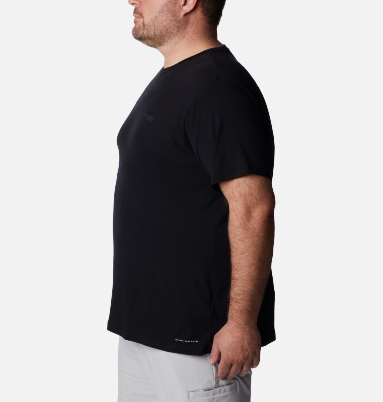 T-shirt à manches courtes PFG Fish Flag Tech Homme - Tailles fortes, Color: Black, Graphite Canada
