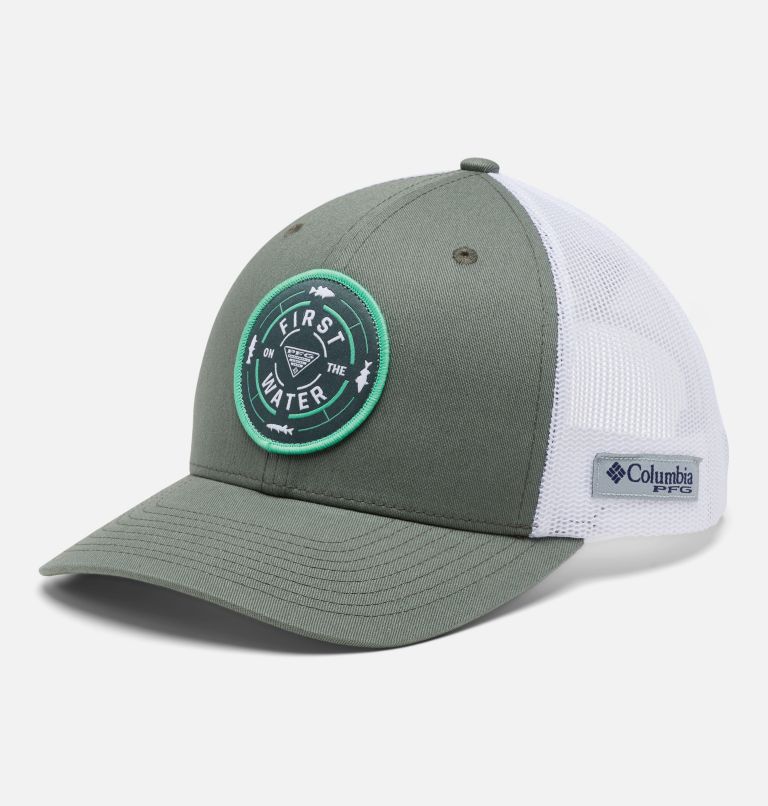 Thumbnail: PFG Patch Mesh Snap Back - High | 346 | O/S, Color: Metal, Freshwater FOTW Patch, image 1