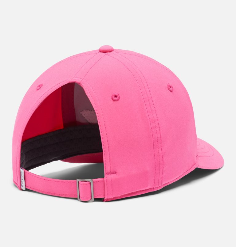 Thumbnail: PFG Women's Ponytail Ball Cap, Color: Ultra Pink, image 2