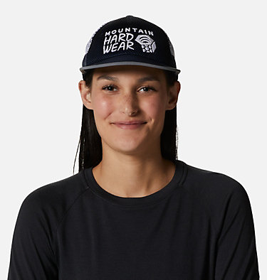 Mountain Hardwear Mens Trucker Hat Cap Black Brown Sports Outdoors Breathable 