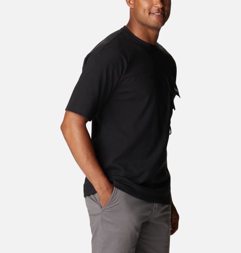 Chemise à manches courtes en tricot double Field Creek Homme, Color: Black, image 5