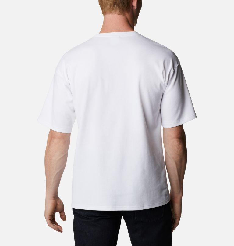 Thumbnail: Chemise à manches courtes en tricot double Field Creek Homme, Color: White, image 2