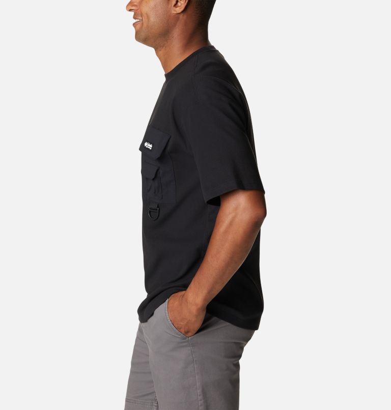 Thumbnail: Camiseta casual Field Creek para hombre, Color: Black, image 3