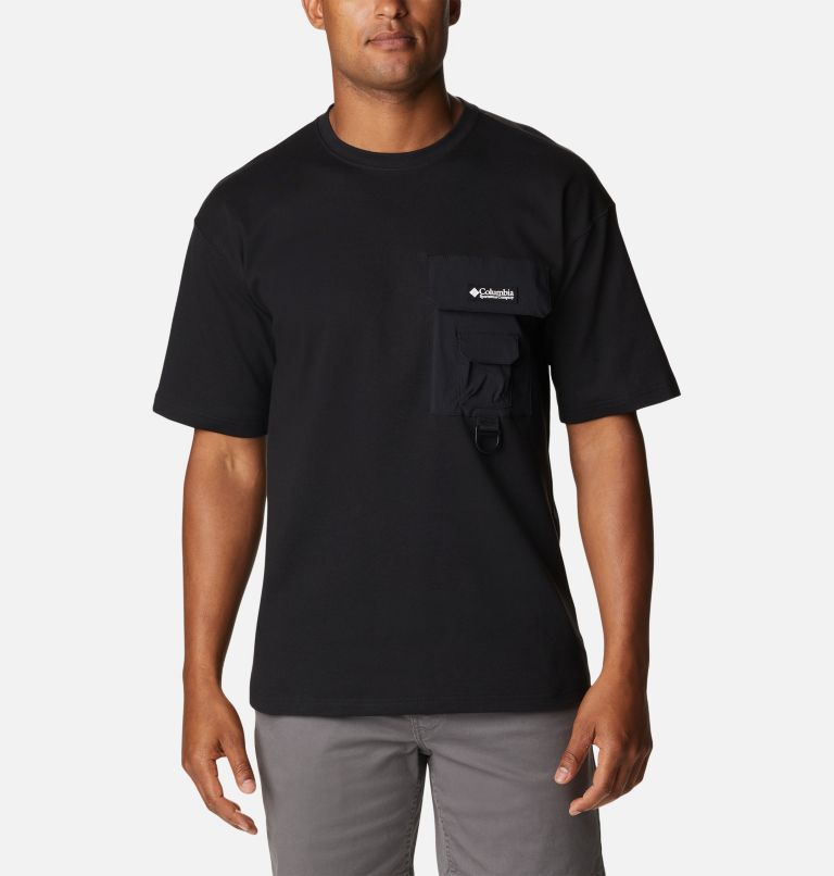Thumbnail: Camiseta casual Field Creek para hombre, Color: Black, image 1