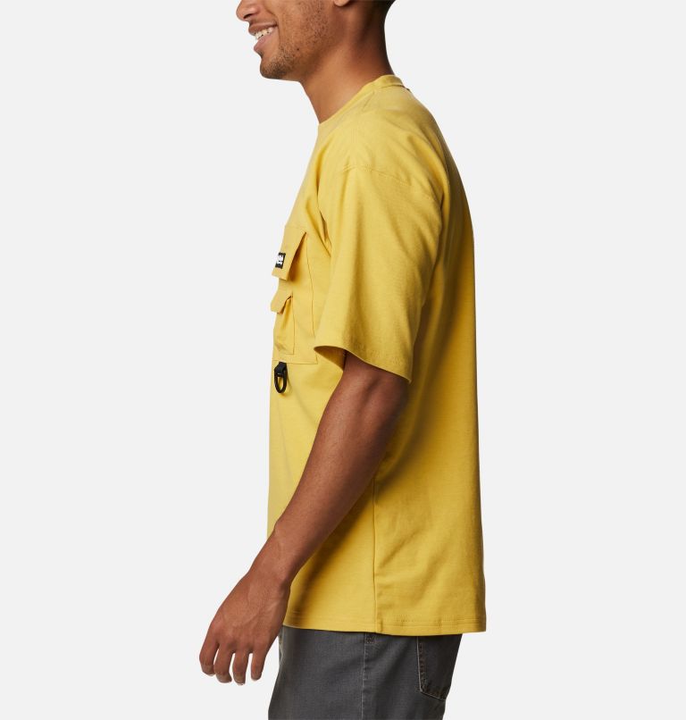Thumbnail: Camiseta casual Field Creek para hombre, Color: Golden Nugget, image 3