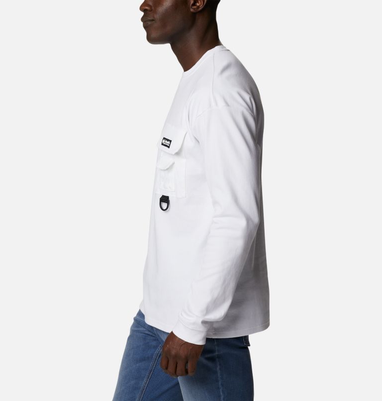 Chemise à manches longues en tricot double Field Creek Homme, Color: White, image 3
