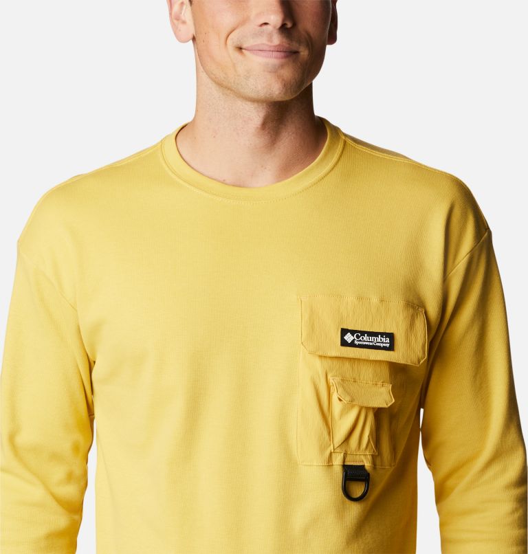 Thumbnail: Men's Field Creek Double Knit Long Sleeve Shirt, Color: Golden Nugget, image 4