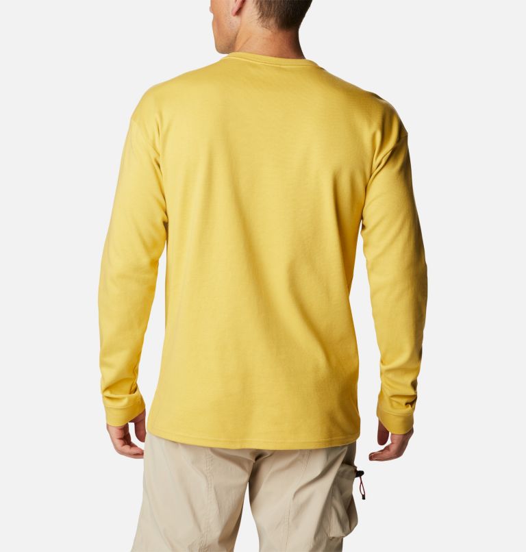 Men's Field Creek Double Knit Long Sleeve Shirt, Color: Golden Nugget, image 2