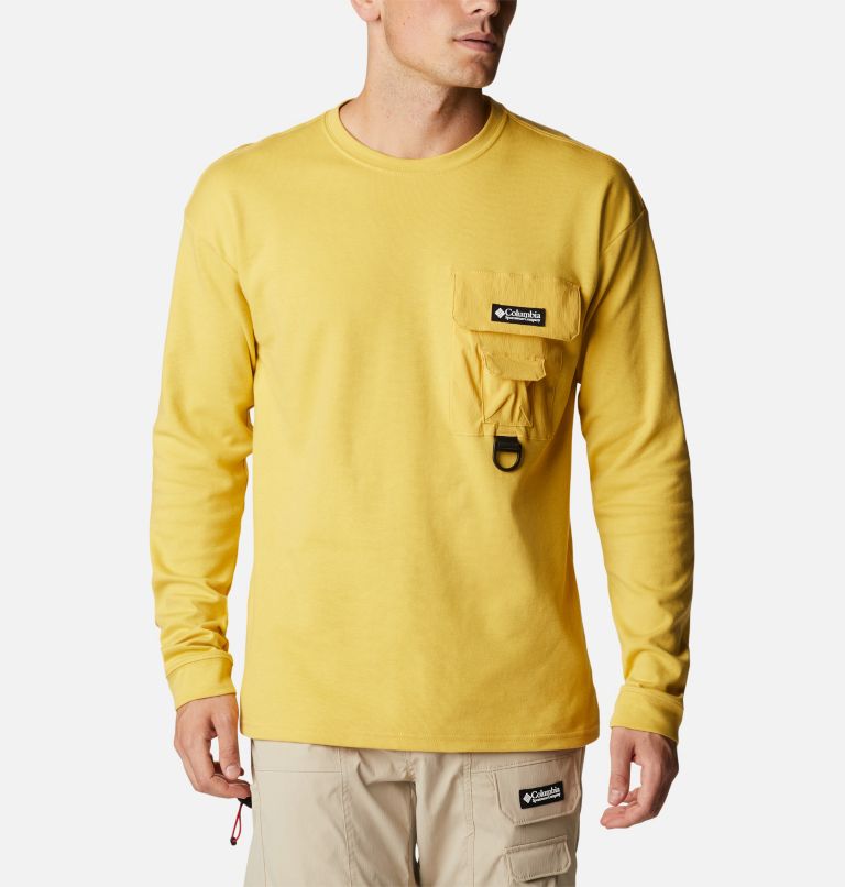 Thumbnail: T-shirt Casual Manches Longues Field Creek Homme, Color: Golden Nugget, image 1