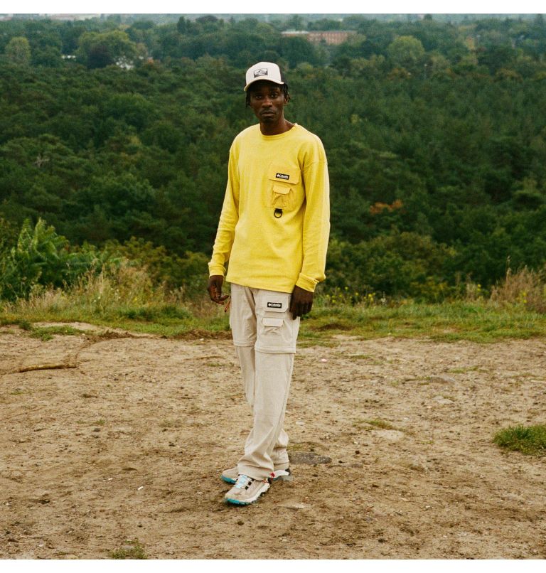 Thumbnail: Men’s Field Creek Casual Long Sleeve T-Shirt, Color: Golden Nugget, image 8