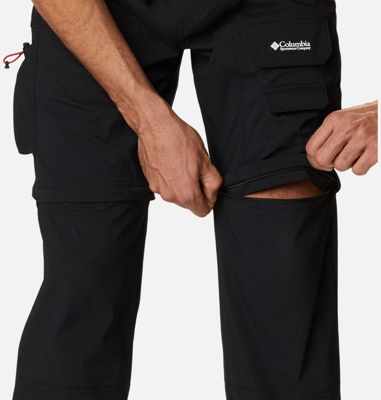 Men's Field Creek Convertible Cargo Pants, Color: Black, image 8