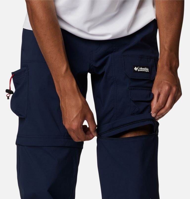 Thumbnail: Men's Field Creek Convertible Cargo Pants, Color: Collegiate Navy, image 9