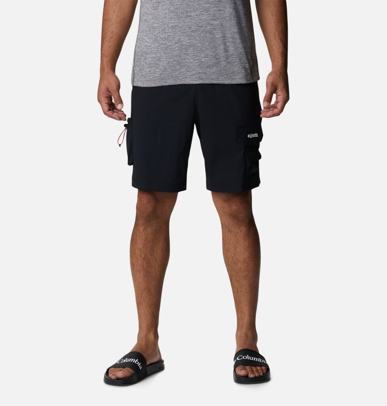 Men's Field Creek Cargo Shorts, Color: Black, image 1