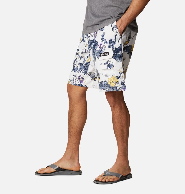 Field Creek Cargo Short | 125 | L, Color: Sea Salt, Wildlife Guide Print, image 3