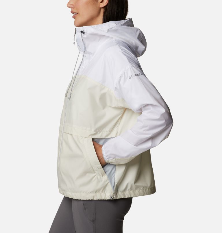 Thumbnail: Women's Alpine Chill Windbreaker Jacket, Color: White, Chalk, Cirrus Grey, image 3