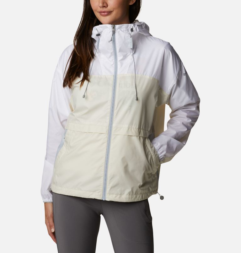 Thumbnail: Women's Alpine Chill Windbreaker Jacket, Color: White, Chalk, Cirrus Grey, image 1