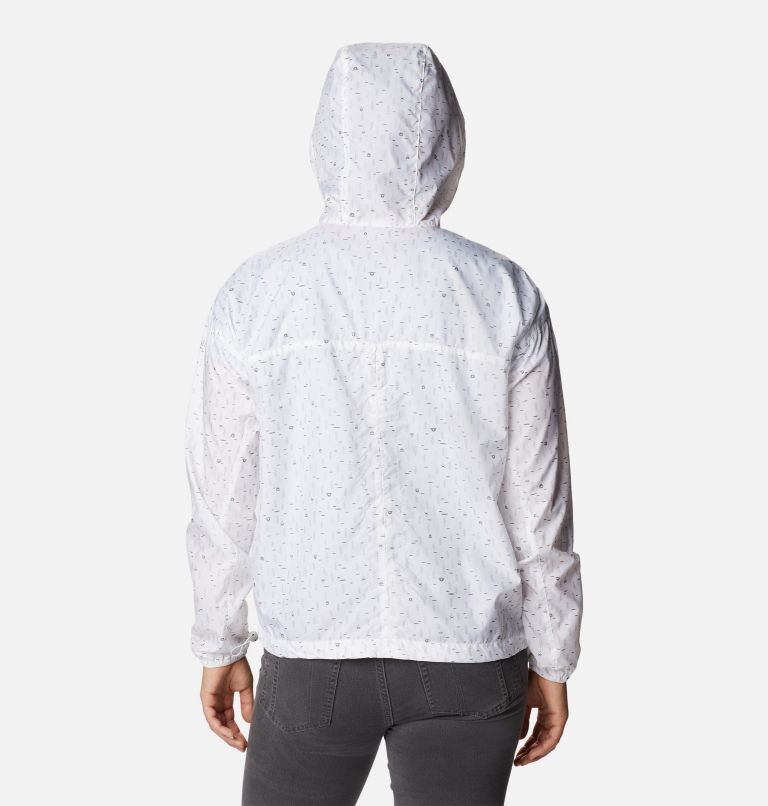 Women’s Alpine Chill Windbreaker, Color: White Campdot Print, image 2