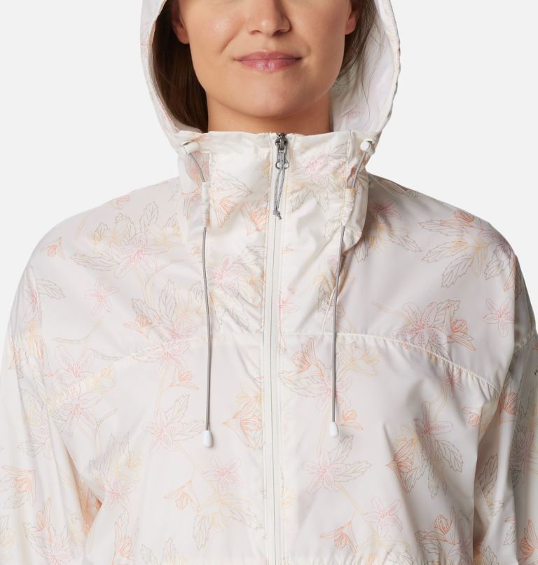 Women’s Alpine Chill Windbreaker, Color: Sea Salt Tigerlines, image 4