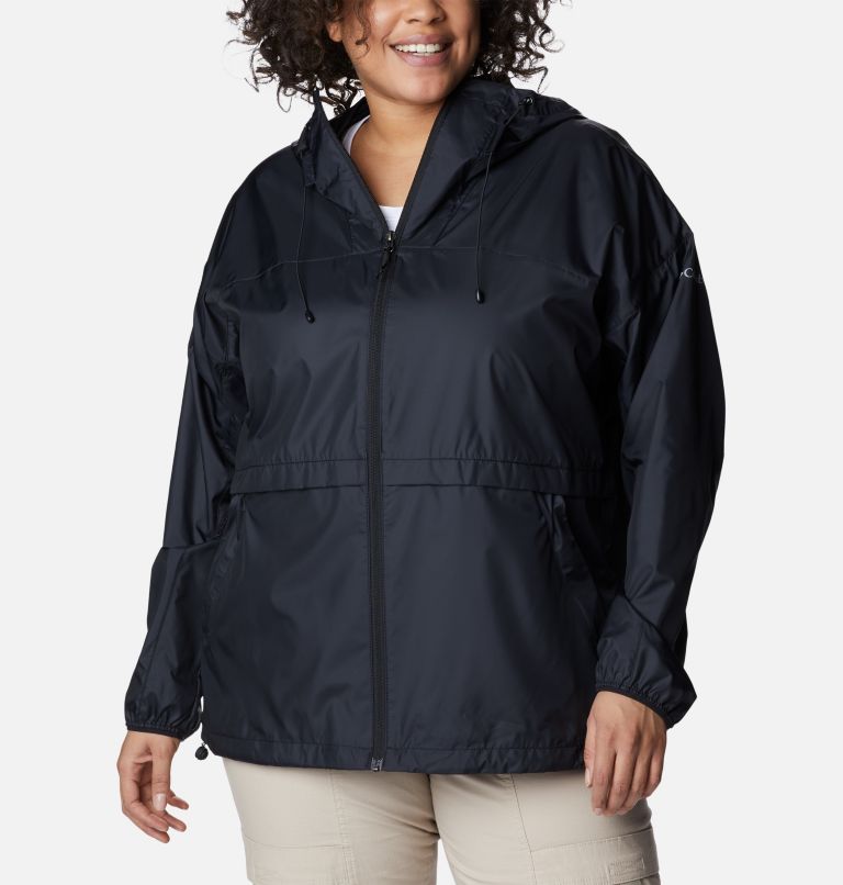 Women's Alpine Chill Windbreaker Jacket - Plus Size, Color: Black, image 1